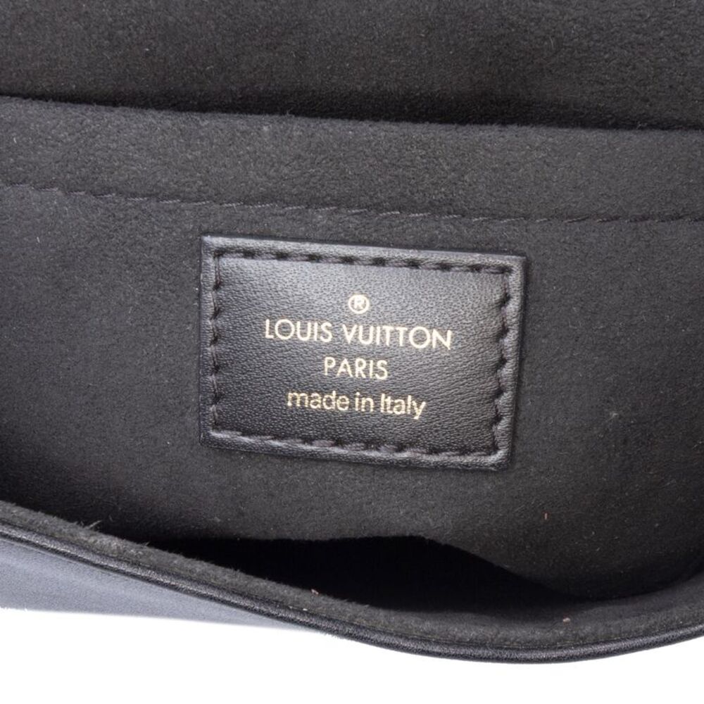 Pre Loved louis vuitton Saddle Bag Shoulder Women Black Crossbody Bags - Picture 5 of 8